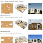 40ft Expandable Container House with 2 Bedrooms and Walk-in Closets