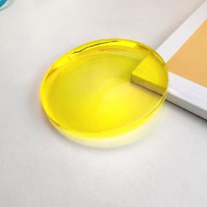 1.56 Night Seeing Yellow Driving Lens Single Vision Color Optical Lens for Driving