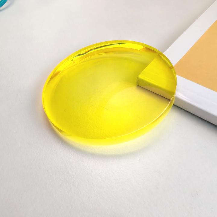 1.56 Night Seeing Yellow Driving Lens Single Vision Color Optical Lens for Driving