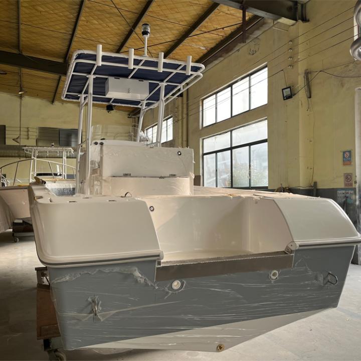 24ft Fiberglass Center Console Sport Fishing Boat with t Top or Hard Top