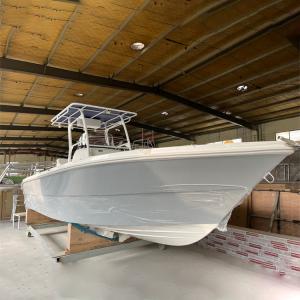 24ft Fiberglass Center Console Sport Fishing Boat with t Top or Hard Top
