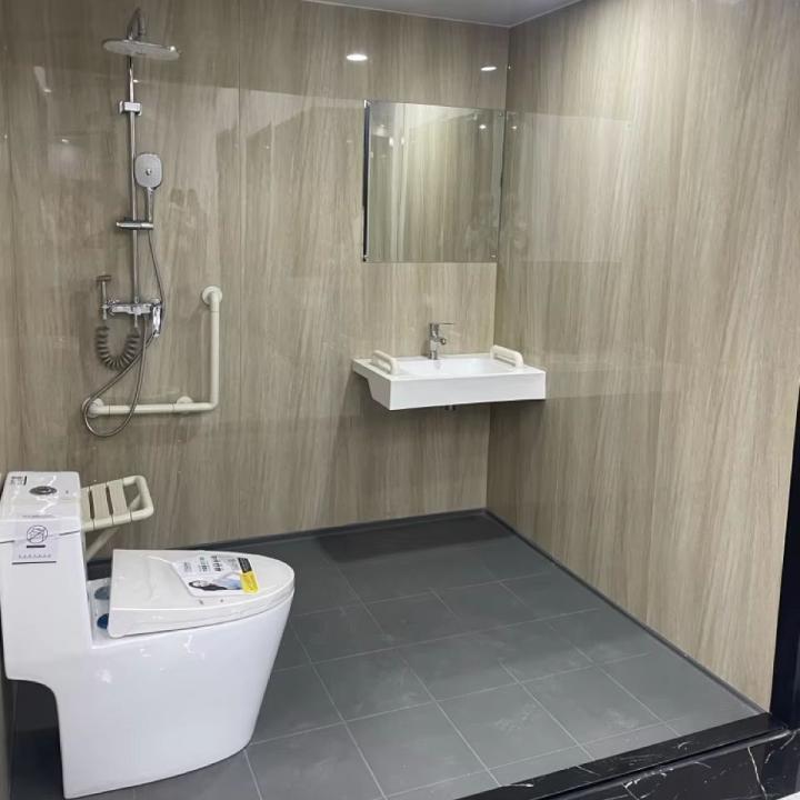 Modern Prefabricated Integrated Modern Bathroom Unit, Fully Movable Bathroom, Custom-made Complete Bathroom