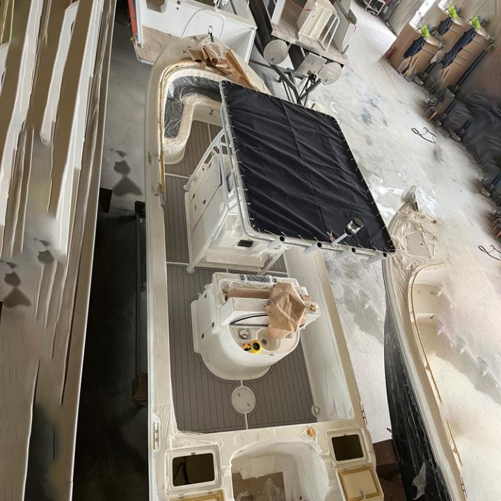 24ft Fiberglass Center Console Sport Fishing Boat with t Top or Hard Top